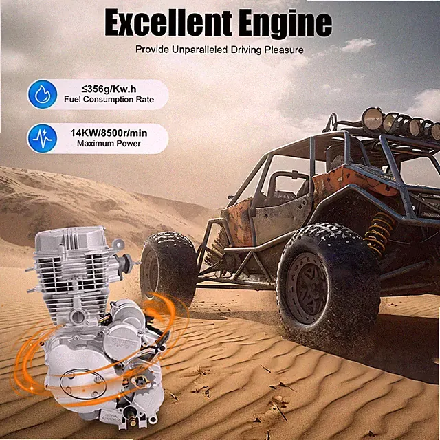 For Dirt Bike ATV 4 Stroke 250CC Vertical Engine 5 Speeds Transmission Motor Kit