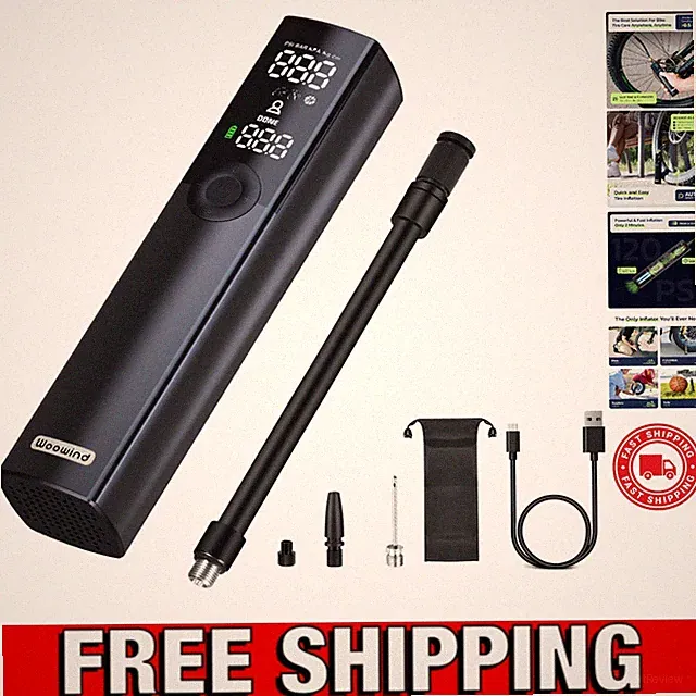 Versatile Tire Inflator with Presta & Schrader Compatibility - 120-150PSI